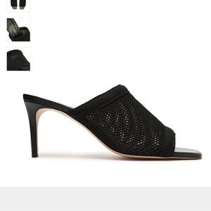 Schutz black sexy mule sandal